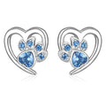 LIVIA – Elegante Herz- und Pfoten-Ohrringe mit funkelndem Zirkonia für einen Blickfang