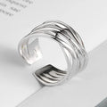 Vintage Silber Multilayer-Ohrringe