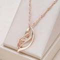 Elegante Harmonische Halskette in Gold