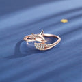 Rose Silber Fuchs Ring